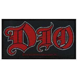 Dio Red Logo Patch Metal Patch Rock Band Woven Iron On