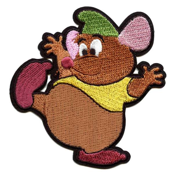 Disney Gus Cinderella Patch Princess Mouse Magic Embroidered Iron On