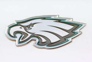 New Philadelphia Eagles Logo Colored Aluminum Car Auto Emblem