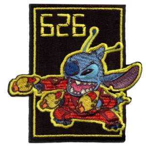 Official Lilo And Stitch: Experiment 626 Stitch Embroidered Iron On Patch