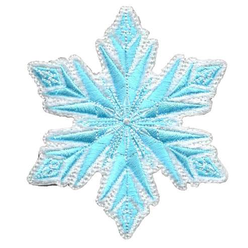 Disney's Frozen Elsa Snowflake Embroidered Applique Iron On Patch