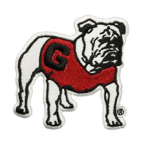 Georgia Bulldogs Logo Mascot UGA Embroidered Iron-On Patch