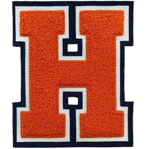 Houston Astros Jerseys Chenille Patch Orange and Blue Baseball Varsity Jacket Sew On