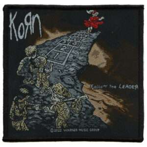 Korn Follow The Leader Album Patch Nu-Metal Cover Woven Iron on