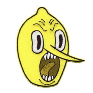 Adventure Time Lemon grab Screaming Patch Cartoon Network Animation Embroidered Iron On