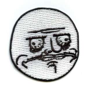 Me Gusta Face Emoji Meme Iron On Patch