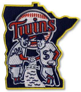 Twins Minnesota State Logo Jersey Sleeve Patch (2010 - 2014)