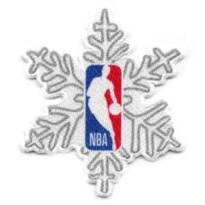 Snowflake NBA Christmas Games Jerseys Day Patch White Border 2023 1 Snowflake NBA Christmas Games Jerseys Day Patch White Border 2023