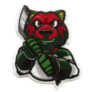 Minnesota Wild Mascot Animal FotoPatch Mascot Hockey Parody Embroidered Iron On
