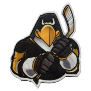 Pittsburgh Mascot Pennsylvania Penguin FotoPatch Mascot Parody Embroidered Iron On