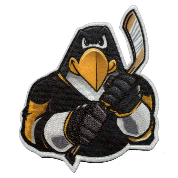 Pittsburgh Mascot Pennsylvania Penguin FotoPatch Mascot Parody Embroidered Iron On