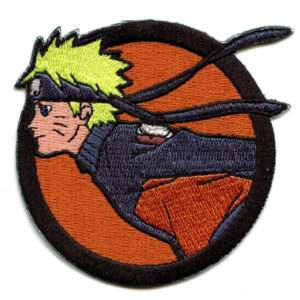 Naruto Anime Run (Dash) Embroidered Iron On Patch 1 Naruto Anime Run (Dash) Embroidered Iron On Patch