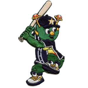 Houston Orbit Astros Mascot Self Adhesive Patch