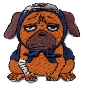 Naruto Anime Pakkun Embroidered Iron On Patch