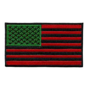 Pan-African American Flag Embroidered Patches Iron On Patch