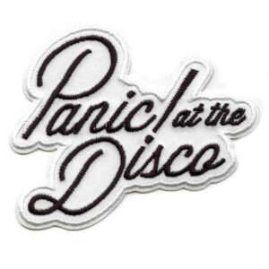 Panic At The Disco Logo Band Embroidered Iron On Patch