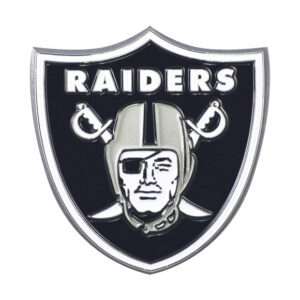 Las Vegas Solid Metal Auto Color Raiders Emblem