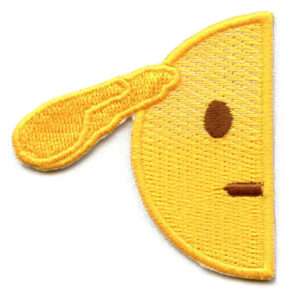 Saluting Emoji Patch Yes Sir Embroidered Iron On