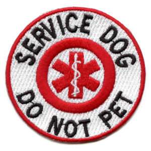 service dog patch