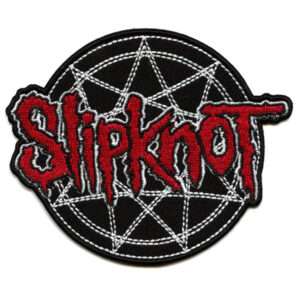Logo Slipknot Nonogram Patch Mask American Metal Embroidered Iron On