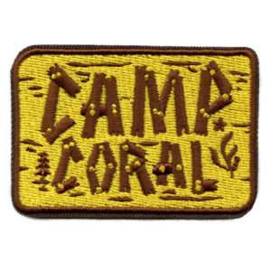 Spongebob Squarepants Camp Coral Patch Funny Kids Television Embroidered Iron On