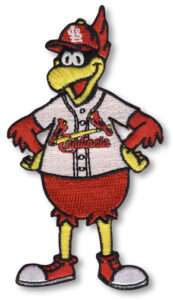 St. Louis Cardinals Team Mascot 'Fredbird' Self Adhesive Patch