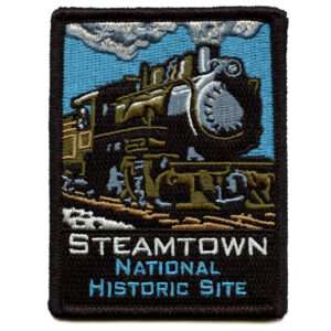Steam town Museum National Historic Site Patch Heritage Railroad Embroidered Iron On
