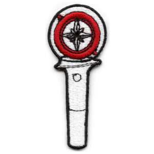Star Light Stick Patch KPOP Fan Emoji Embroidered Iron On 1 Star Light Stick Patch KPOP Fan Emoji Embroidered Iron On