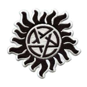 Officially Licensed Supernatural Logo Embroidered Iron On Patch 1 Officially Licensed Supernatural Logo Embroidered Iron On Patch