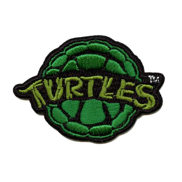 Teenage Mutant Ninja Turtles Logo Patch Nostalgic 80s Cartoon ...