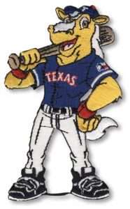 Texas Rangers Mascot 'Captain' Patch