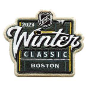 2023 NHL Boston Bruins Winter Classic Jersey Patch Boston Bruins vs Pittsburgh Penguins