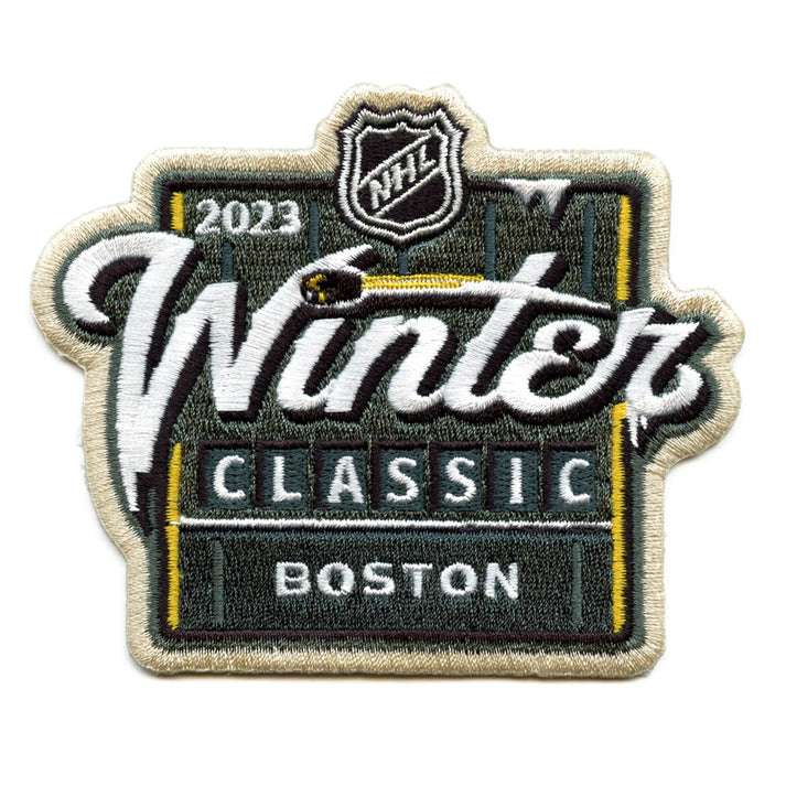 2023 NHL Boston Bruins Winter Classic Jersey Patch Boston Bruins vs Pittsburgh Penguins