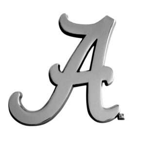 Alabama What Is A Crimson Tide A Logo Solid Metal 3-D Chrome Emblem