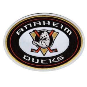Anaheim Ducks Hockey Logos Alternate Oval Patch