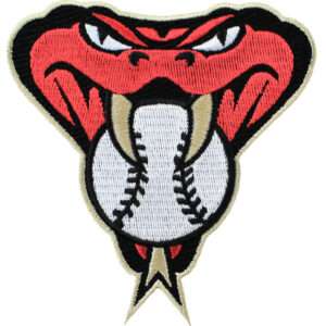 Shop Arizona Diamondbacks Snake Head Patch (Tan Border)