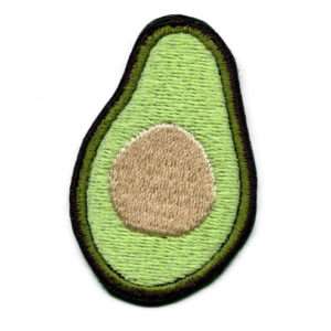Avocado Iron Embroidered On Patch