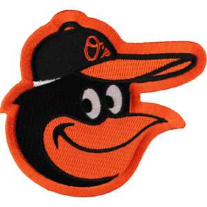 Baltimore Jersey Orioles Cartoon Bird Hat Logo Patch