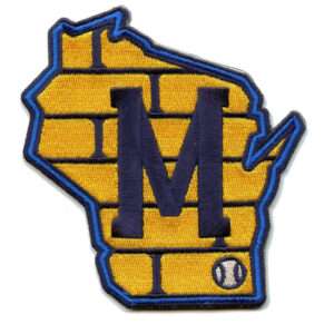 2020 Milwaukee Brewers Road Jersey Sleeve Patch 1 2020 Milwaukee Brewers Road Jersey Sleeve Patch