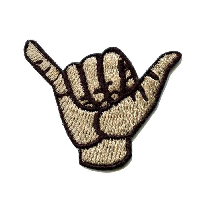 Bro Hand Emoji Hang Loose Iron on Patch