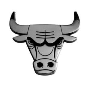 Chicago Bulls Championships Auto Metal Emblem Chrome