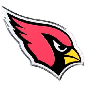 Arizona Cardinals Colors Aluminum Car Auto Emblem 2 Arizona Cardinals Colors Aluminum Car Auto Emblem