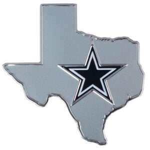 Dallas Cowboys Texas Color Aluminum Car Auto Emblem
