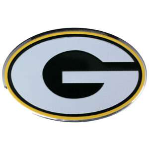 Green Bay Packers Colors Aluminum Car Auto Emblem 1 Green Bay Packers Colors Aluminum Car Auto Emblem
