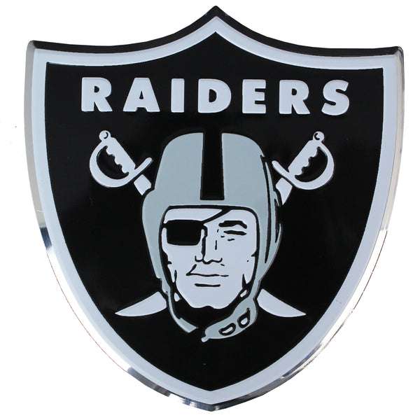 Las Vegas Raiders Colors Aluminum Car Auto Emblem
