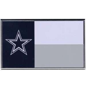 Dallas Cowboys Emblem Colored Aluminum Flag Car Auto Emblem