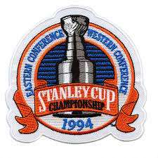 1994 Cup NHL Stanley Jersey Patch New York Rangers vs. Vancouver Canucks 1 1994 Cup NHL Stanley Jersey Patch New York Rangers vs. Vancouver Canucks