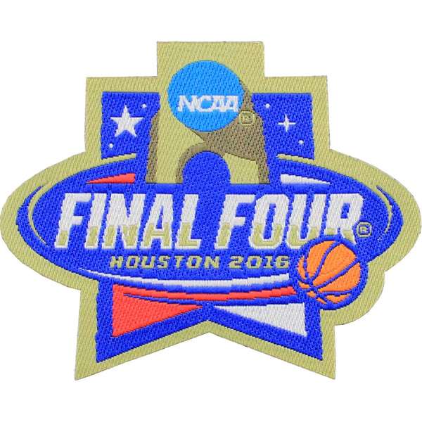 NCAA 2016 Basketball Championship Men's College Final Four Jersey Patch Syracuse North Carolina Oklahoma Villanova (Houston)