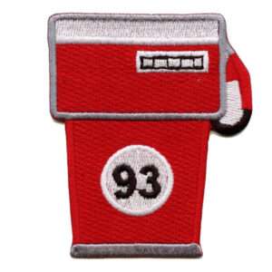 Red Fuel Gas Emoji Pump Iron On Embroidered Patch 1 Red Fuel Gas Emoji Pump Iron On Embroidered Patch