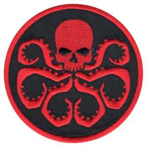 Marvel Comics Hydra Logo Crest Iron on Patch 1 Marvel Comics Hydra Logo Crest Iron on Patch